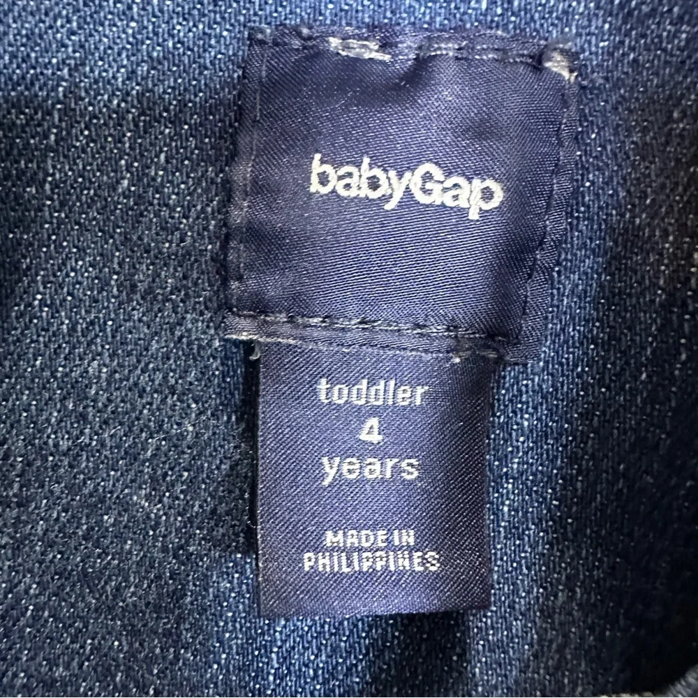 Baby Gap Blue Denim Jacket with Button Details Sz 4T